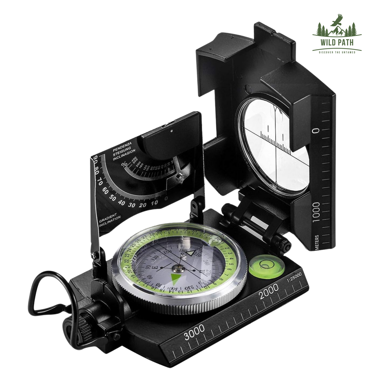 Boussole Militaire Multifonction avec Inclinomètre
