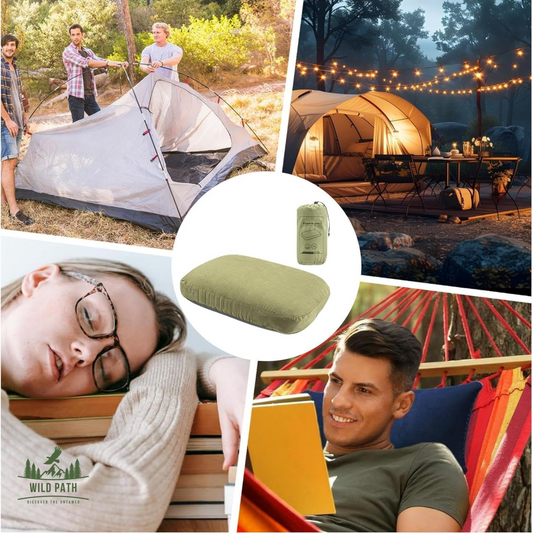 Oreiller en mousse à mémoire de forme pour camping
