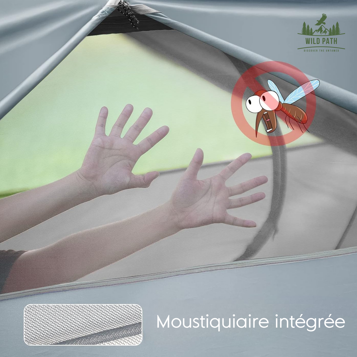 Tente Ultra-Légère 2-3 Personnes - Compacte et Résistante