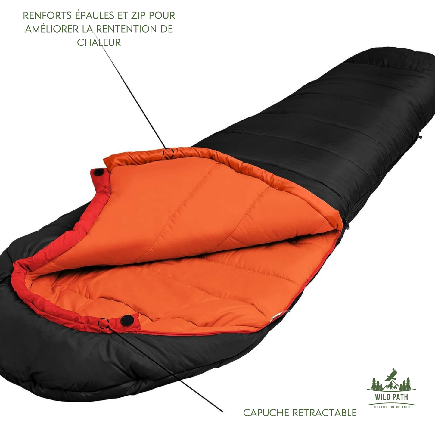 Sac de couchage momie ultraléger (jusqu'à -9°)