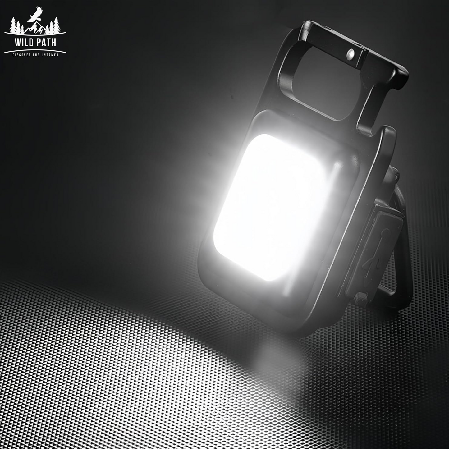 Mini Lampe Torche LED COB Porte-Clés