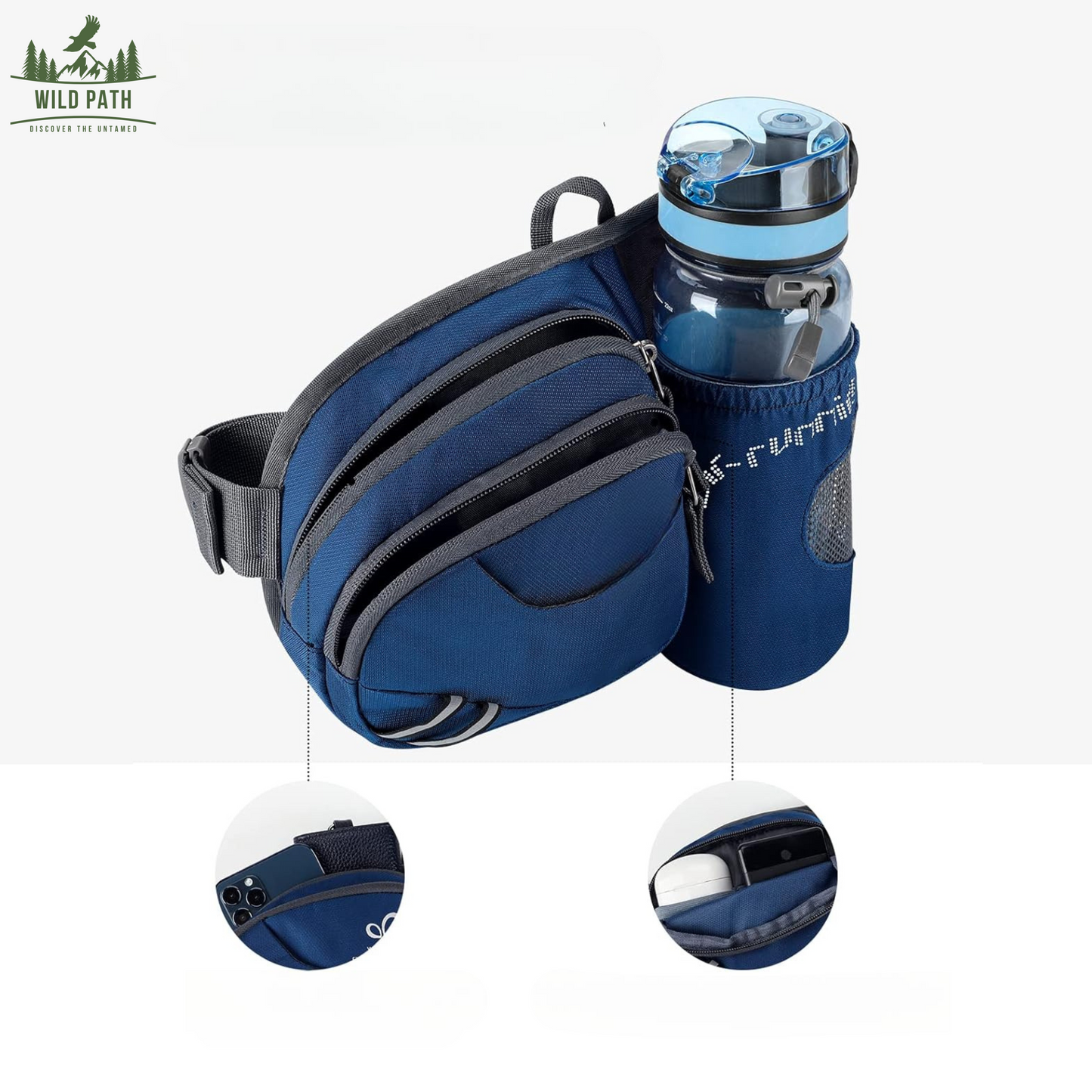 Sac Banane Trekking avec Porte-Gourde
