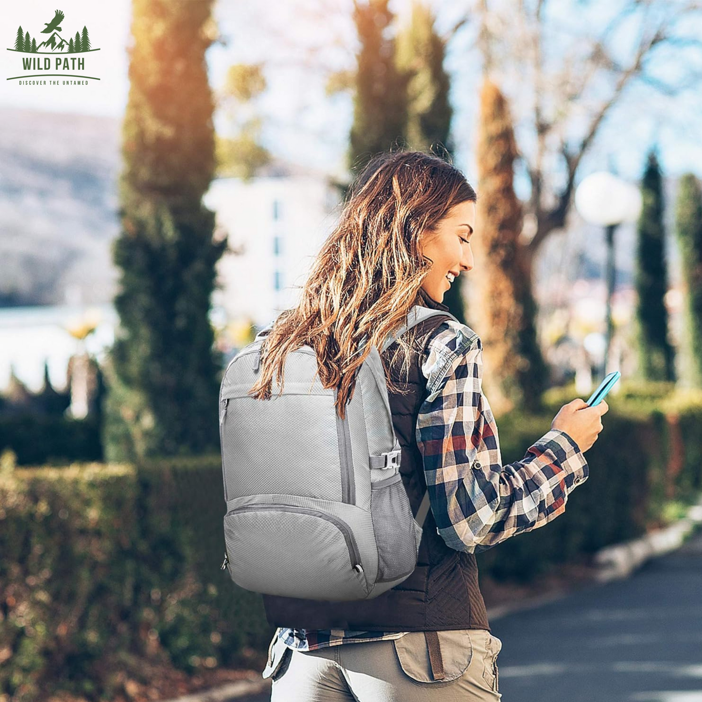 Sac à Dos Pliable 30L WildPath - Léger, Résistant à l'Eau et Compact