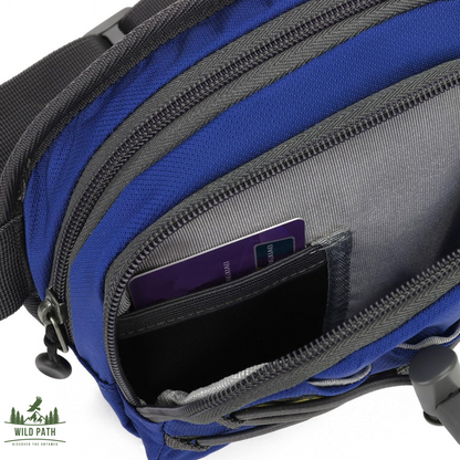 Sac Banane avec Porte-Gourde pour Randonnée, Course et Trekking