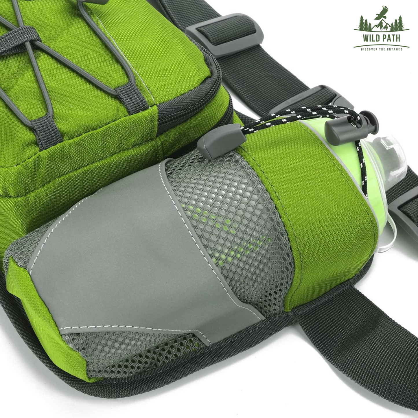 Sac Banane avec Porte-Gourde pour Randonnée, Course et Trekking