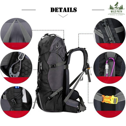 Sac à dos d'alpinisme 60L Grande Capacité