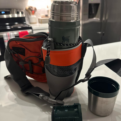 Sac Banane avec Porte-Gourde pour Randonnée, Course et Trekking