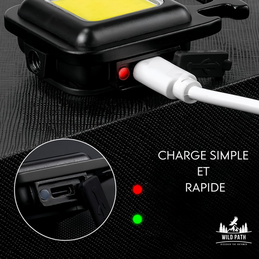 Mini Lampe Torche LED COB Porte-Clés