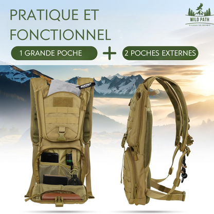 Sac à Dos d'Hydratation Tactique – Léger, Robuste et Pratique