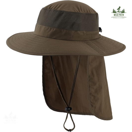 Chapeau de Trekking Anti-UV UPF50+ avec Protection Nuque