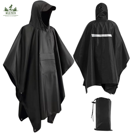 Poncho de Pluie Ultra Léger – Trekking, Randonnée, Vélo, VTT