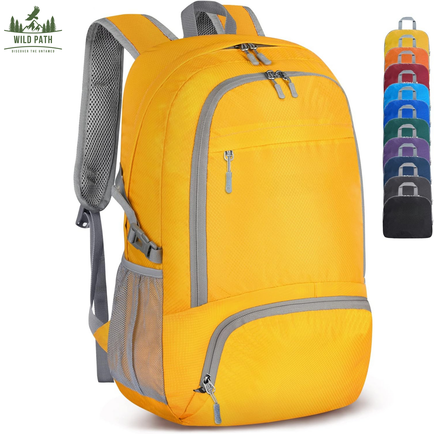 Sac à Dos Pliable 30L WildPath - Léger, Résistant à l'Eau et Compact
