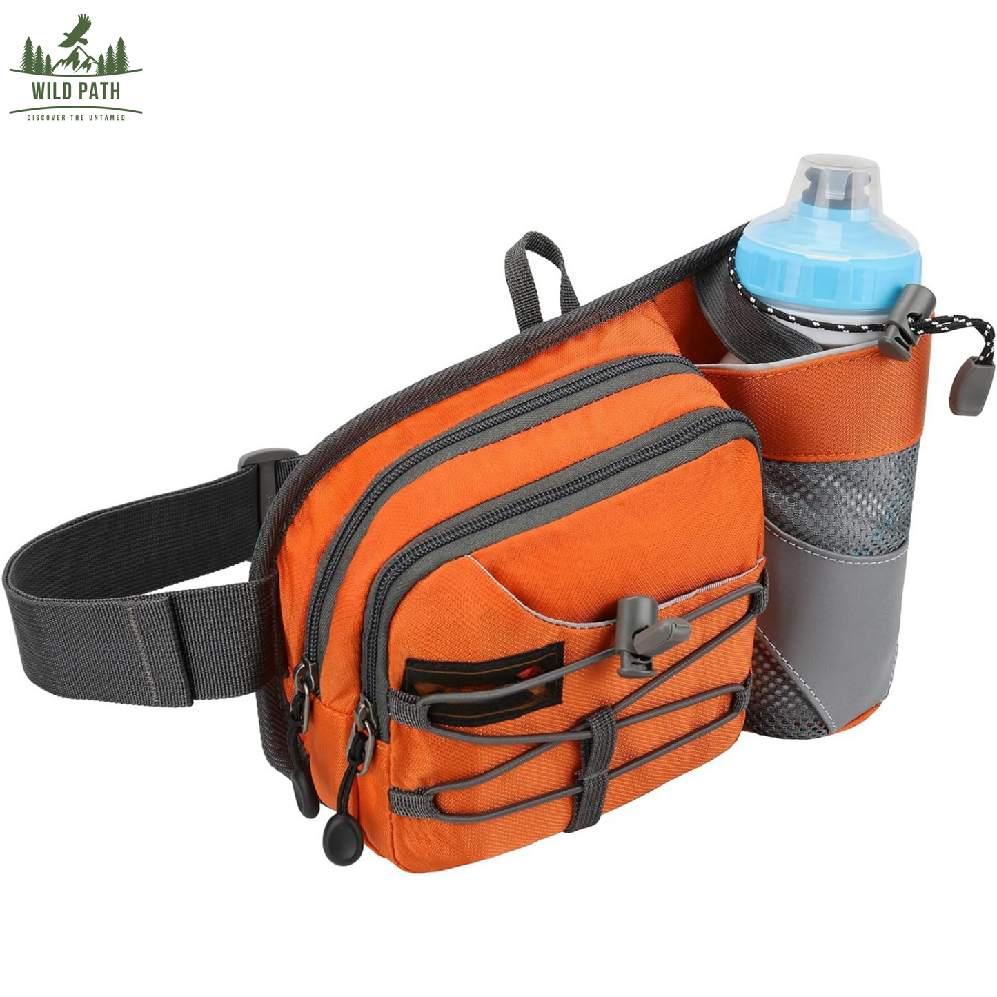 Sac Banane avec Porte-Gourde pour Randonnée, Course et Trekking