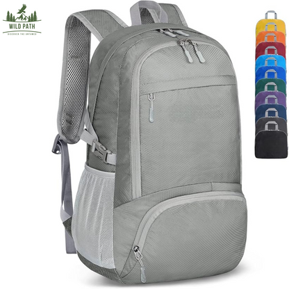 Sac à Dos Pliable 30L WildPath - Léger, Résistant à l'Eau et Compact