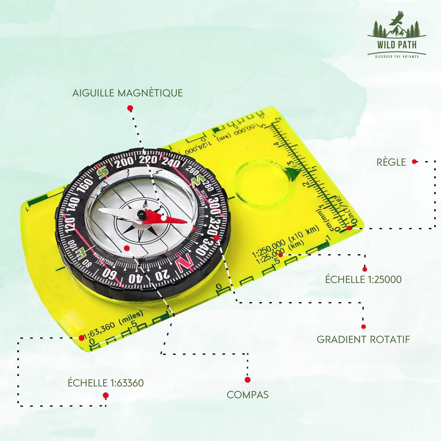 Boussole de scout Avancée
