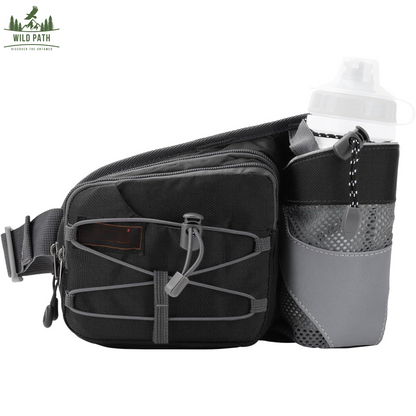Sac Banane avec Porte-Gourde pour Randonnée, Course et Trekking