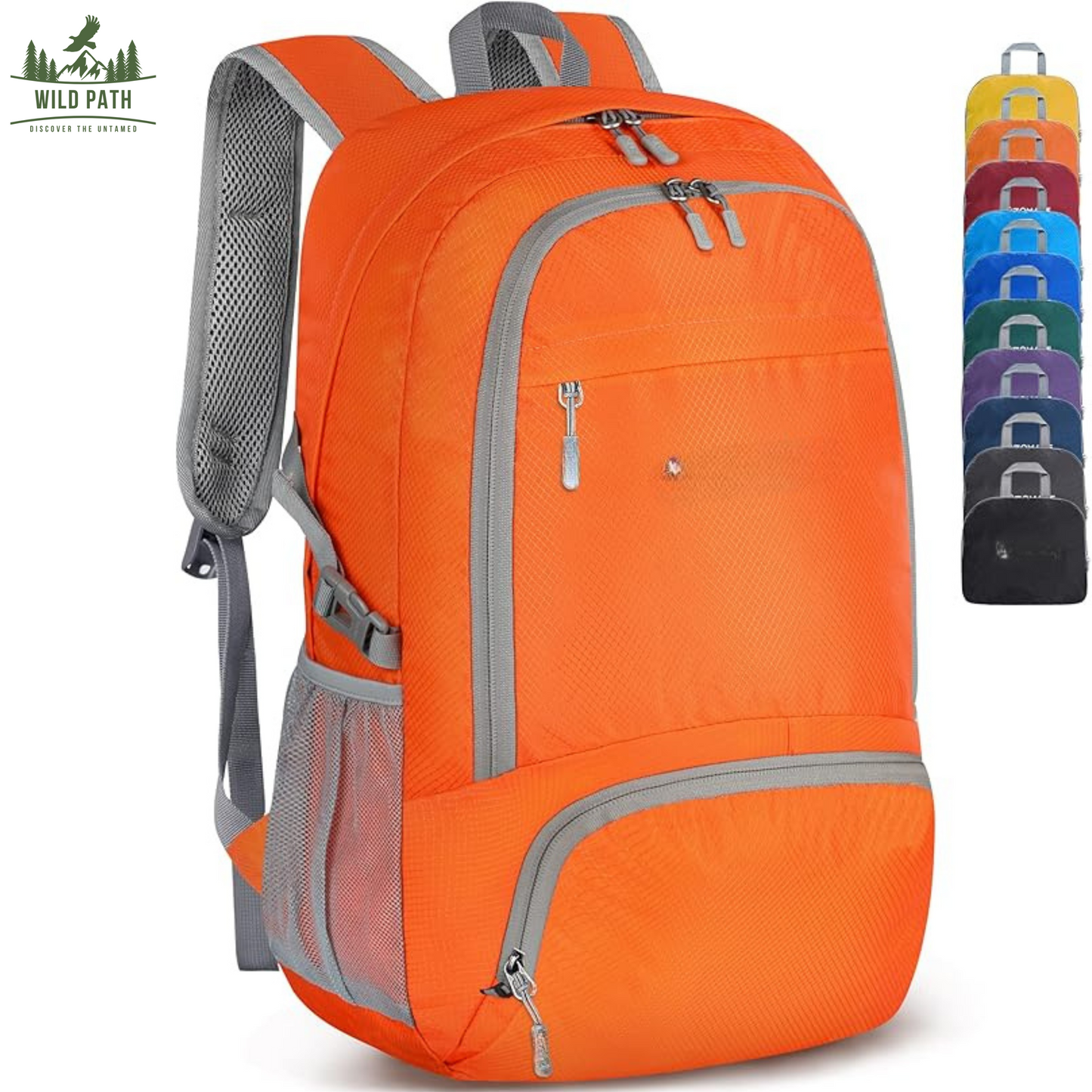 Sac à Dos Pliable 30L WildPath - Léger, Résistant à l'Eau et Compact