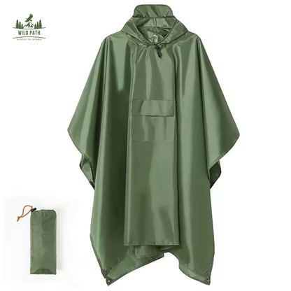 Poncho de Pluie Ultra Léger – Trekking, Randonnée, Vélo, VTT