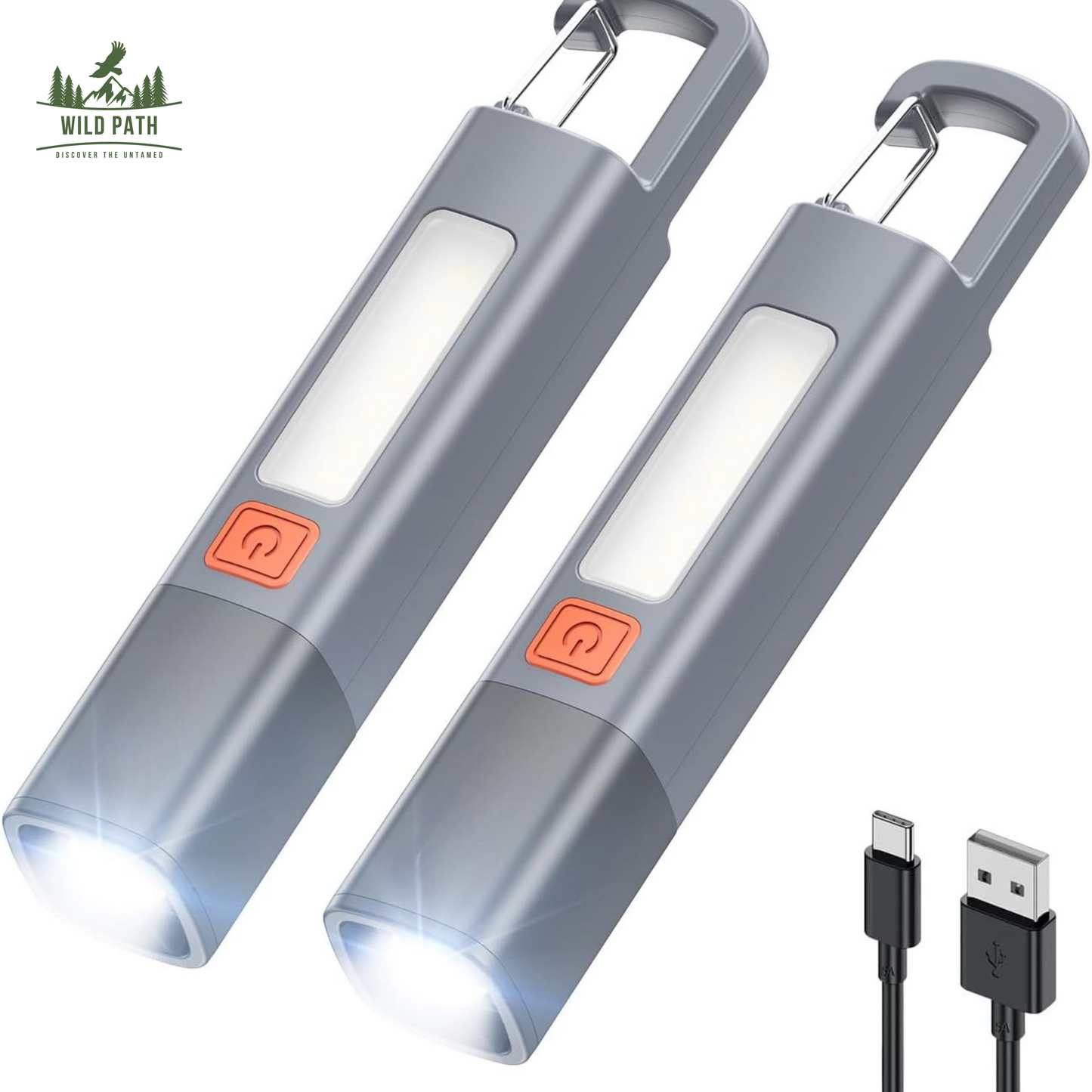 Lampe de Camping Étanche avec Faisceau Réglable et Projecteur