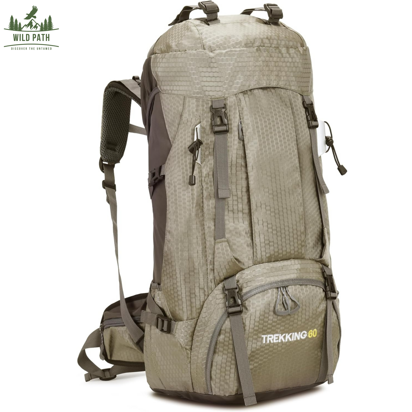 Sac à dos d'alpinisme 60L Grande Capacité