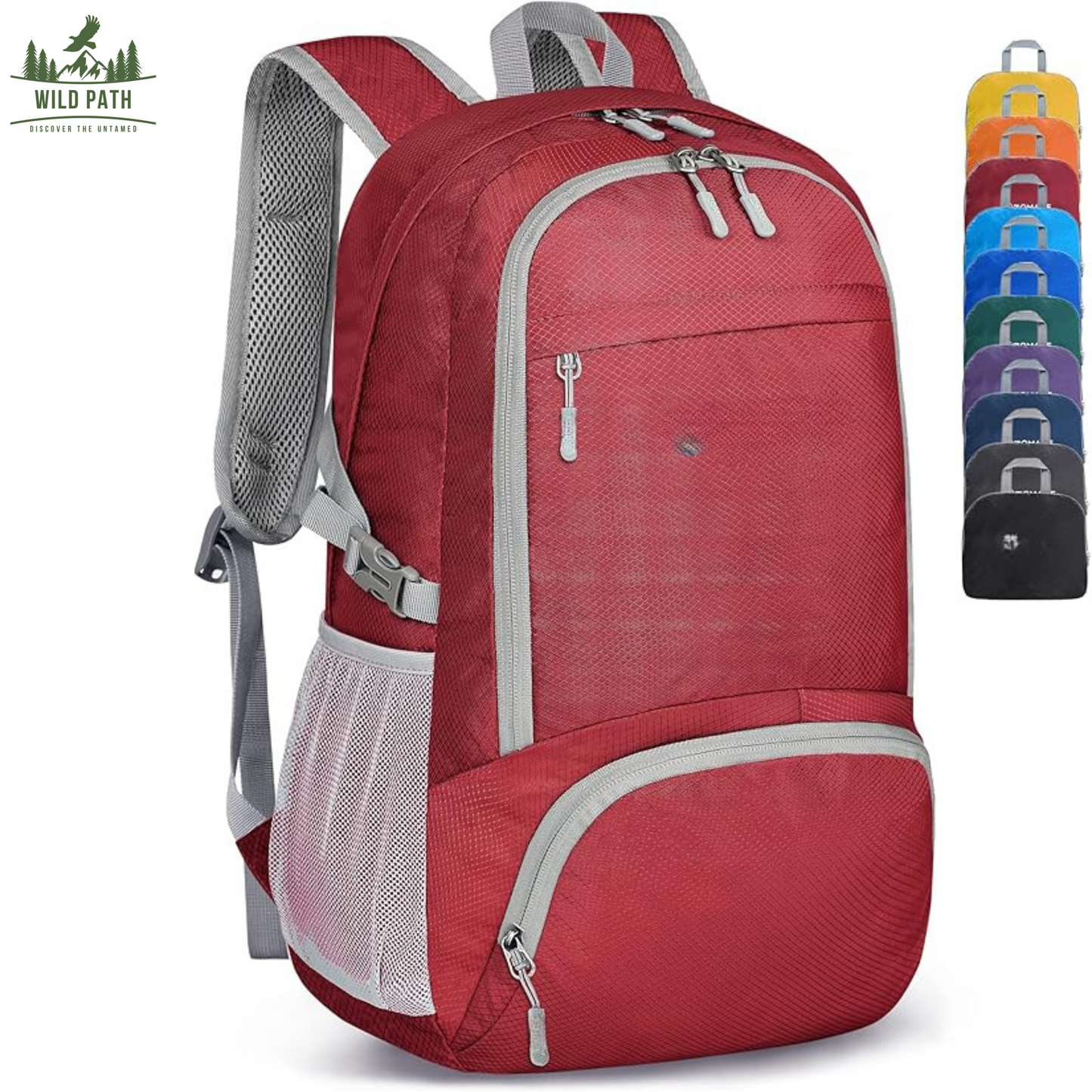 Sac à Dos Pliable 30L WildPath - Léger, Résistant à l'Eau et Compact