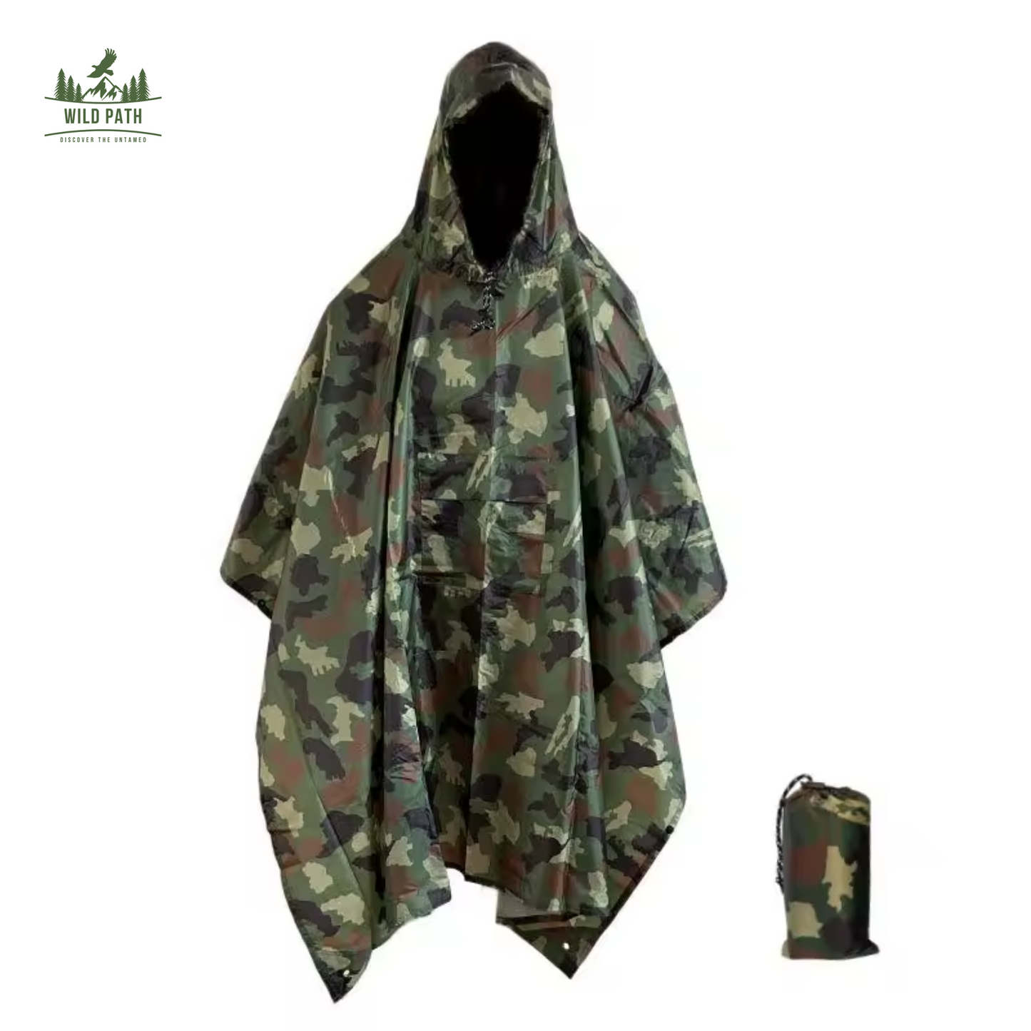 Poncho de Pluie Ultra Léger – Trekking, Randonnée, Vélo, VTT