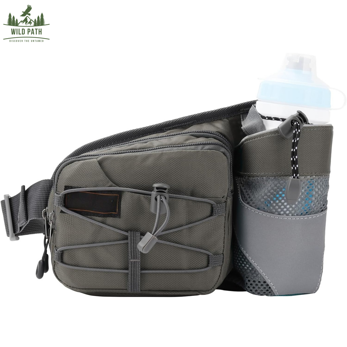 Sac Banane avec Porte-Gourde pour Randonnée, Course et Trekking