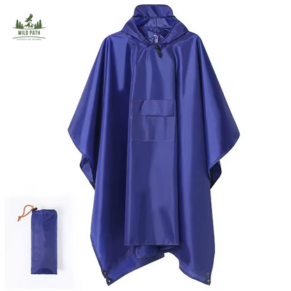 Poncho de Pluie Ultra Léger – Trekking, Randonnée, Vélo, VTT