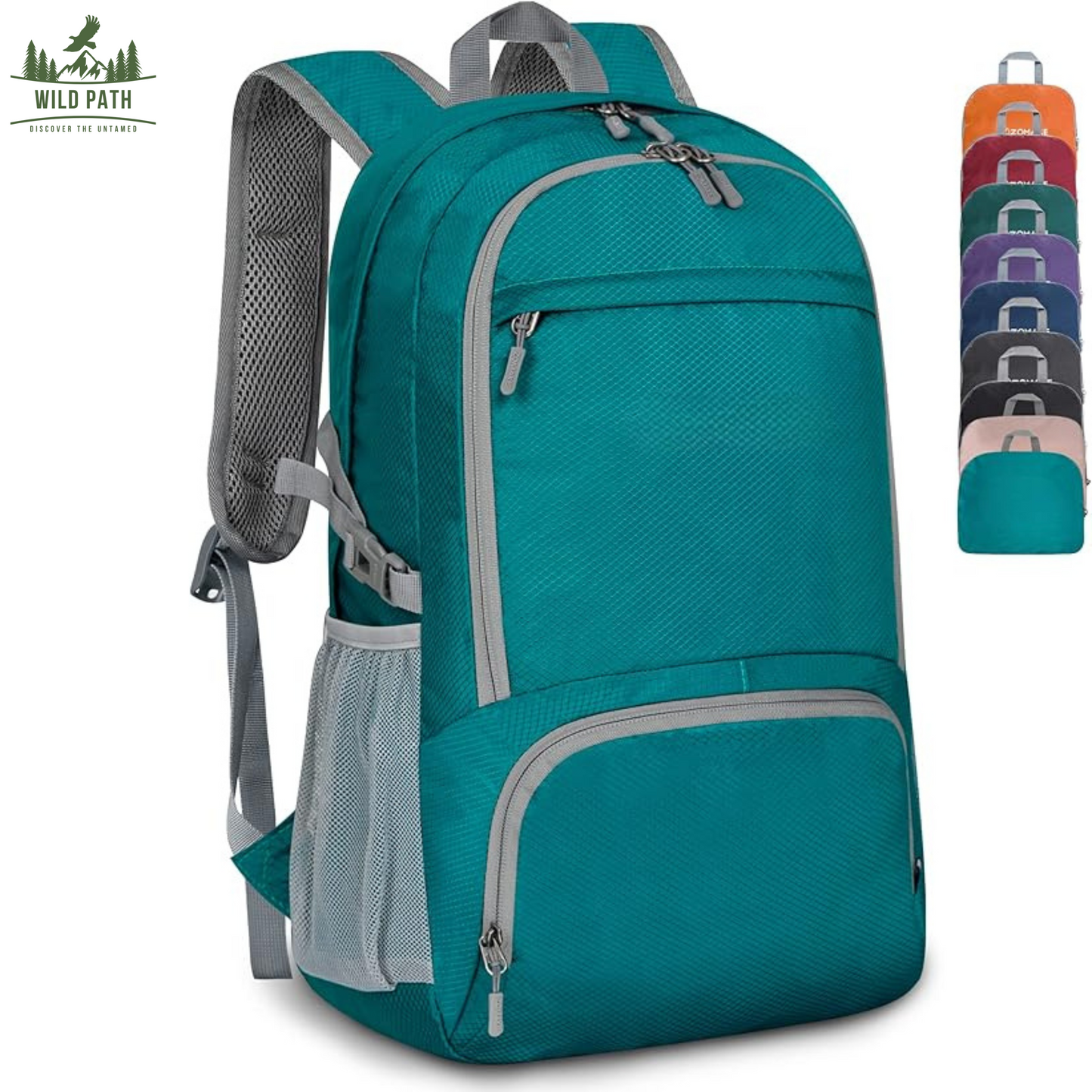 Sac à Dos Pliable 30L WildPath - Léger, Résistant à l'Eau et Compact