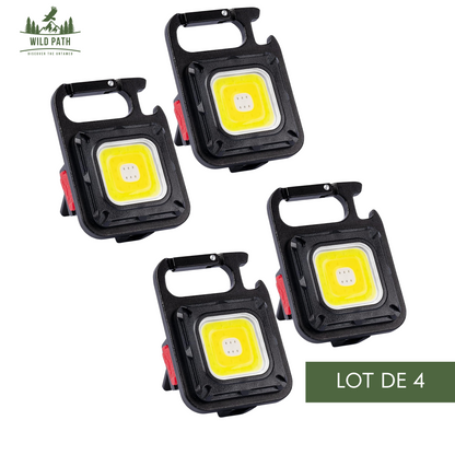 Mini Lampe Torche LED COB Porte-Clés