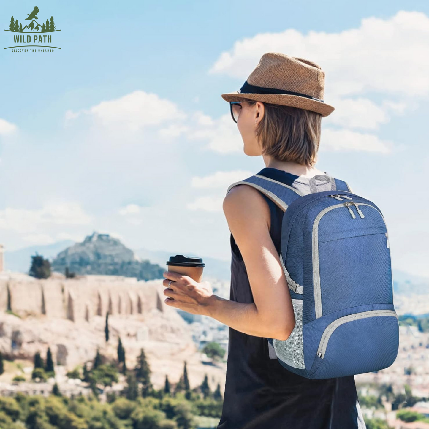 Sac à Dos Pliable 30L WildPath - Léger, Résistant à l'Eau et Compact