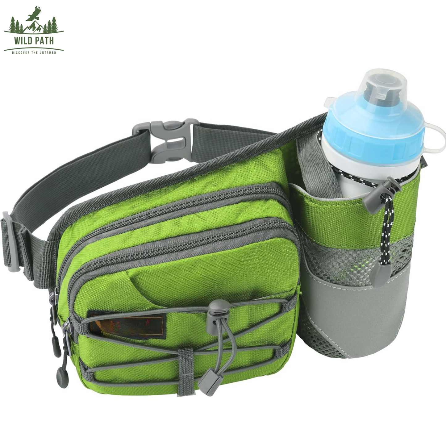 Sac Banane avec Porte-Gourde pour Randonnée, Course et Trekking