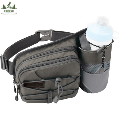 Sac Banane avec Porte-Gourde pour Randonnée, Course et Trekking