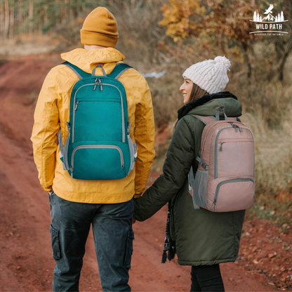 Sac à Dos Pliable 30L WildPath - Léger, Résistant à l'Eau et Compact